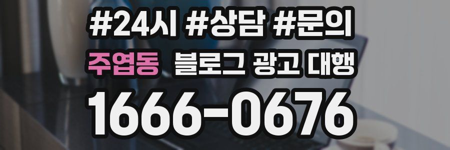 주엽동 블로그 광고 대행