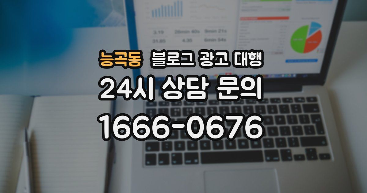 능곡동 블로그 광고 대행