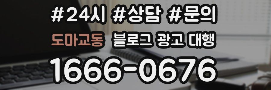 도마교동 블로그 광고 대행