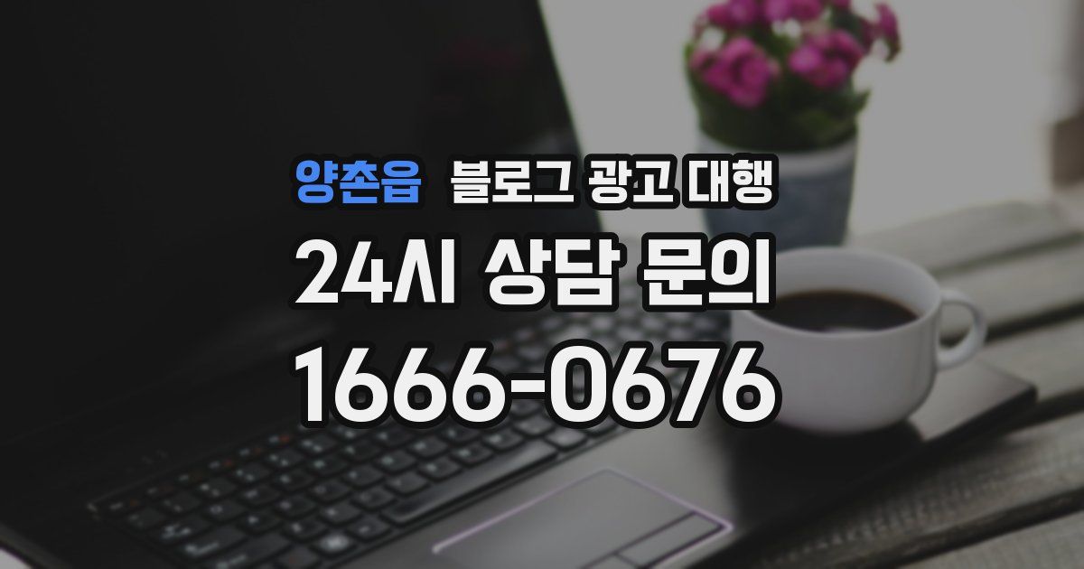 양촌읍 블로그 광고 대행