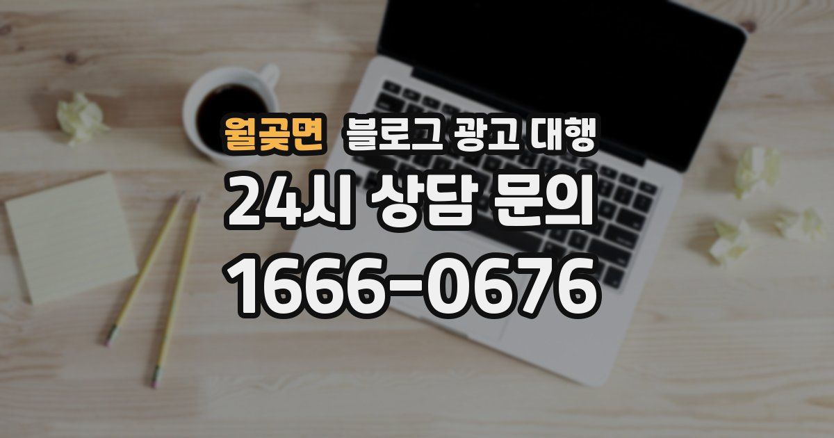 월곶면 블로그 광고 대행