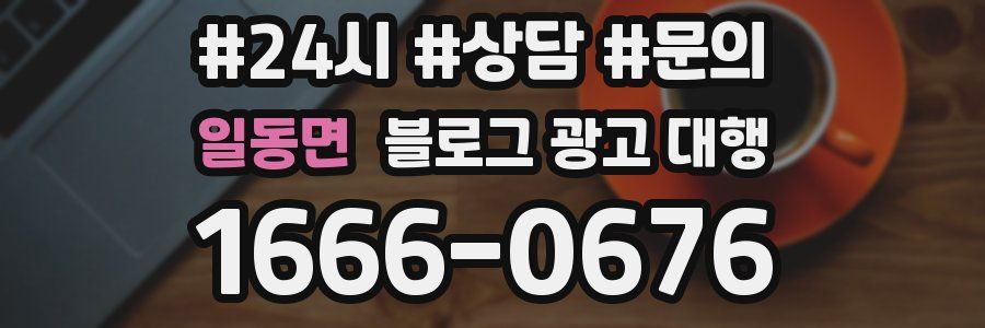 일동면 블로그 광고 대행