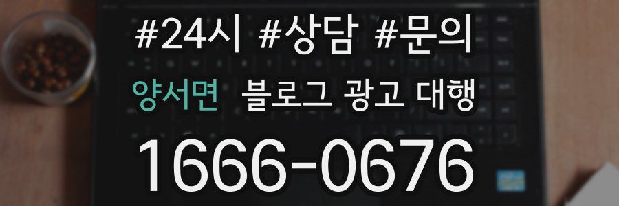 양서면 블로그 광고 대행