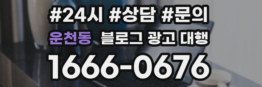 운천동 블로그 광고 대행