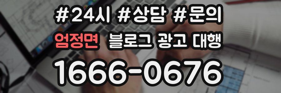 엄정면 블로그 광고 대행