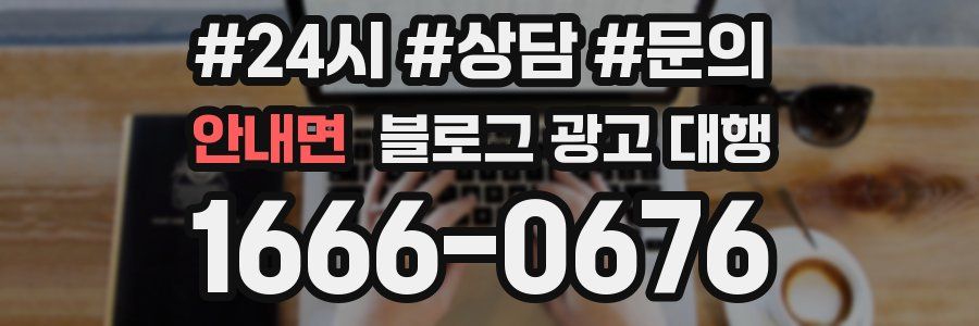 안내면 블로그 광고 대행