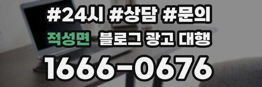 적성면 블로그 광고 대행