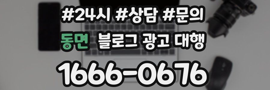 동면 블로그 광고 대행