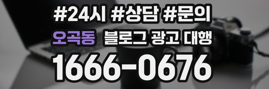 오곡동 블로그 광고 대행