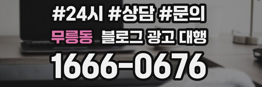 무릉동 블로그 광고 대행