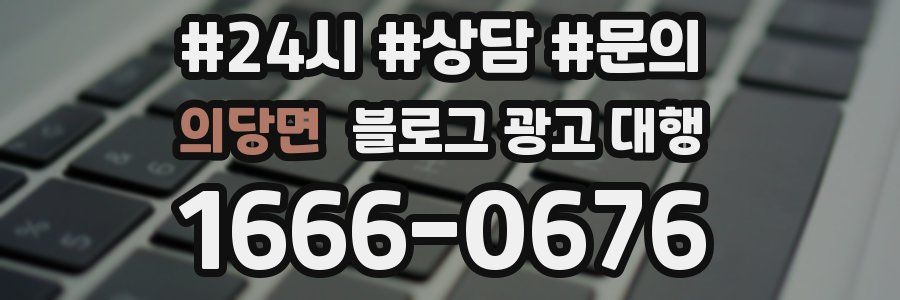 의당면 블로그 광고 대행