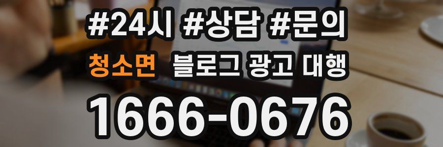 청소면 블로그 광고 대행