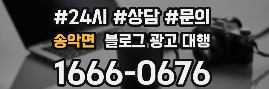 송악면 블로그 광고 대행