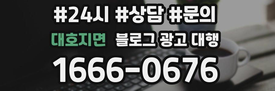 대호지면 블로그 광고 대행