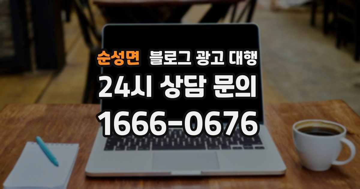 순성면 블로그 광고 대행