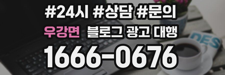 우강면 블로그 광고 대행