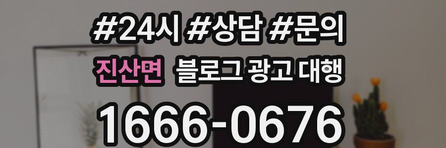 진산면 블로그 광고 대행