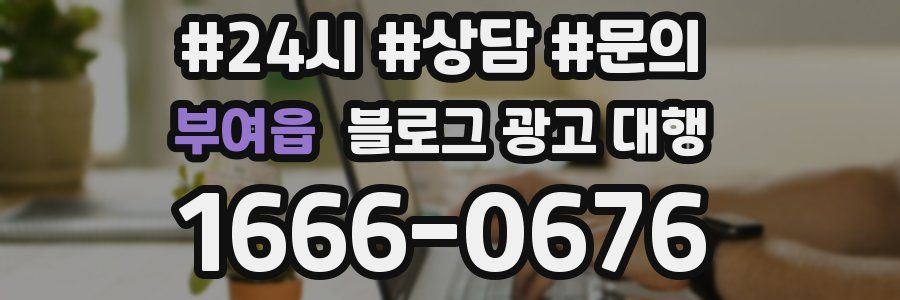 부여읍 블로그 광고 대행