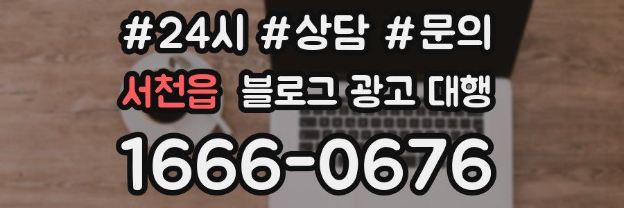 서천읍 블로그 광고 대행