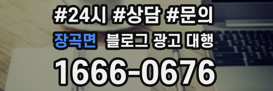 장곡면 블로그 광고 대행
