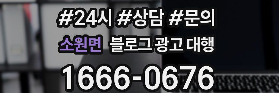 소원면 블로그 광고 대행