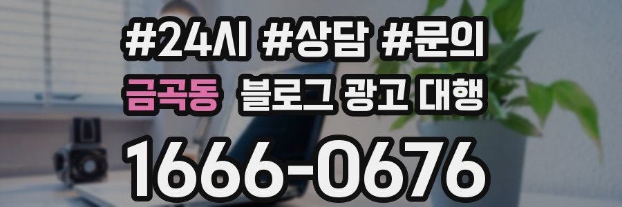 금곡동 블로그 광고 대행