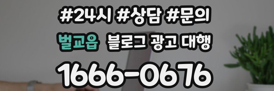벌교읍 블로그 광고 대행
