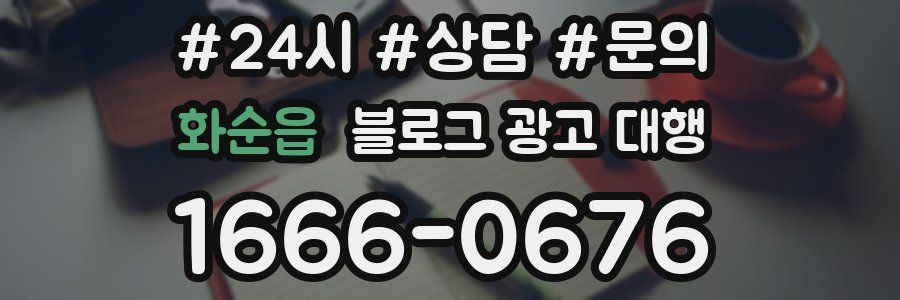 화순읍 블로그 광고 대행