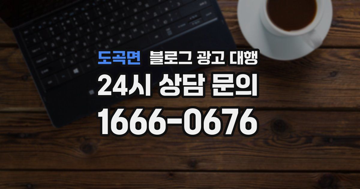 도곡면 블로그 광고 대행