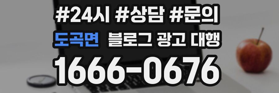 도곡면 블로그 광고 대행
