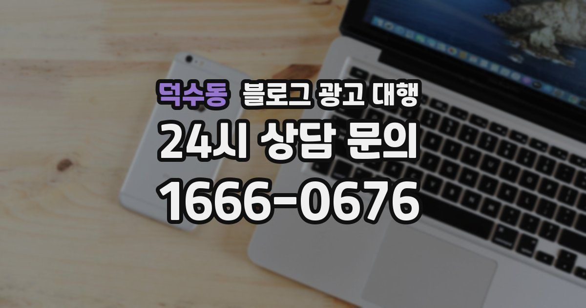 덕수동 블로그 광고 대행