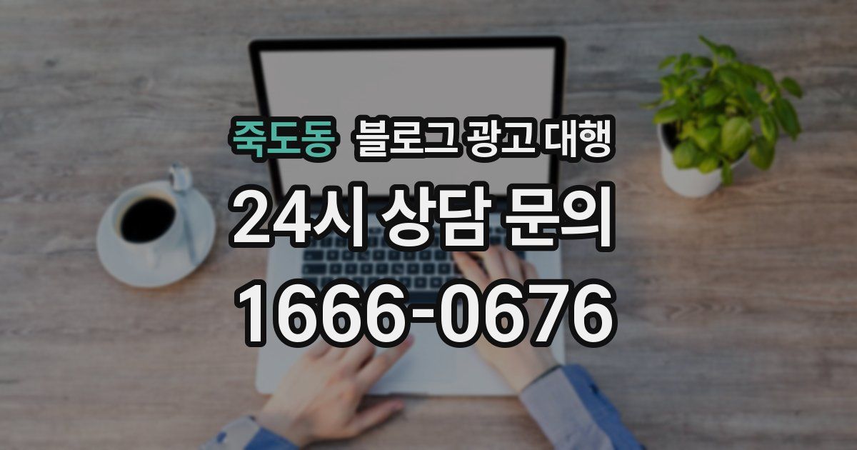 죽도동 블로그 광고 대행