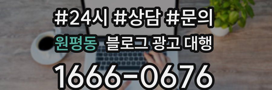 원평동 블로그 광고 대행