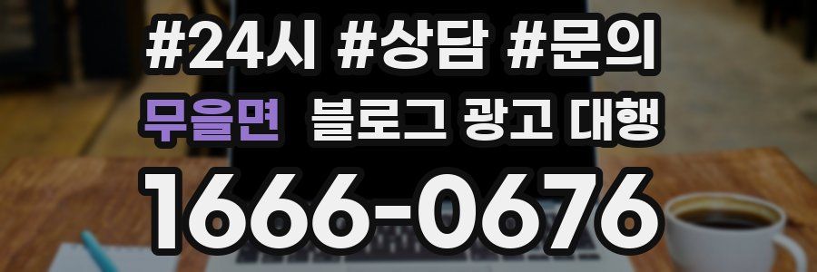 무을면 블로그 광고 대행