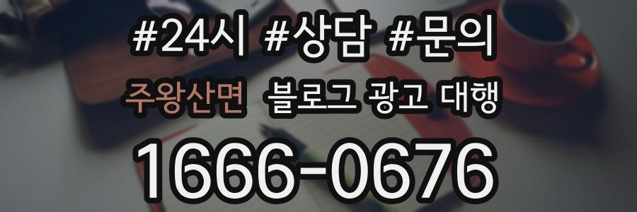 주왕산면 블로그 광고 대행