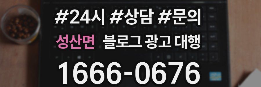 성산면 블로그 광고 대행