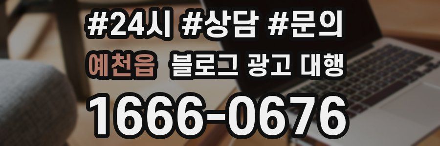 예천읍 블로그 광고 대행
