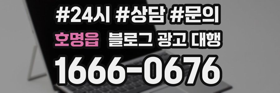 호명읍 블로그 광고 대행
