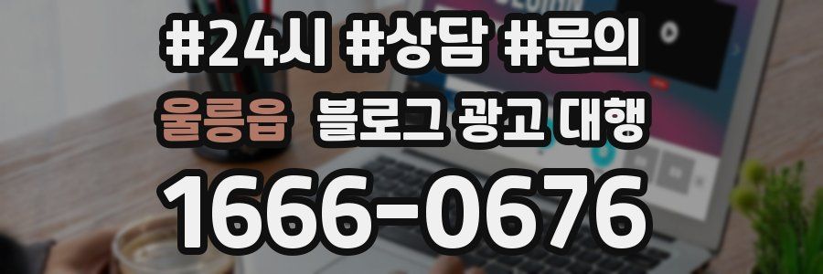 울릉읍 블로그 광고 대행