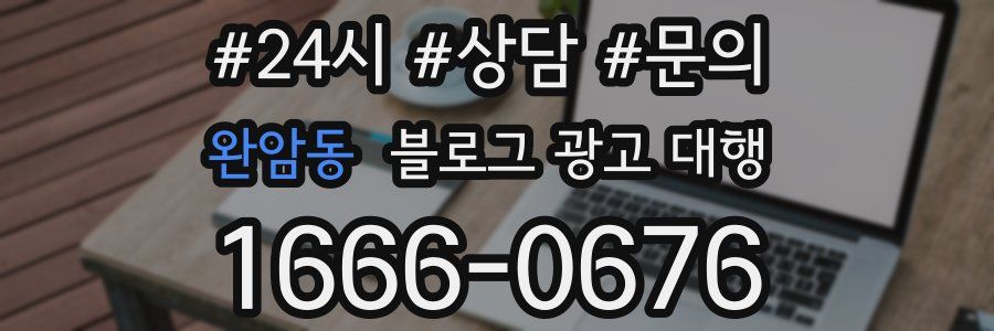 완암동 블로그 광고 대행