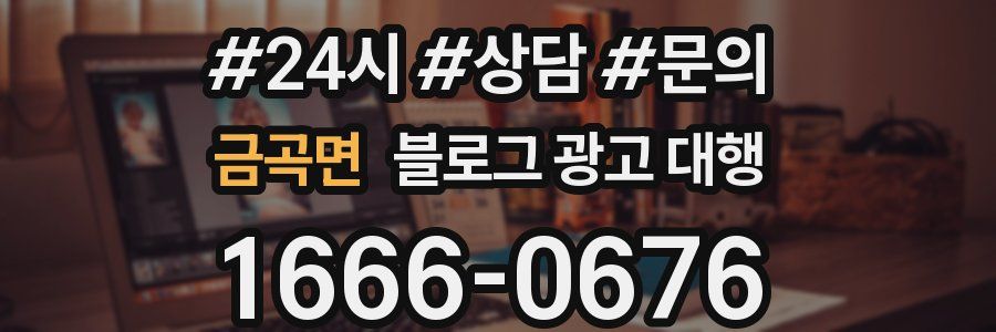 금곡면 블로그 광고 대행