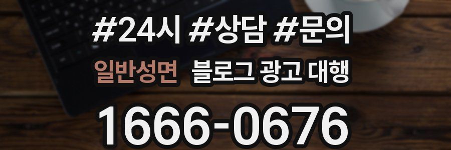 일반성면 블로그 광고 대행