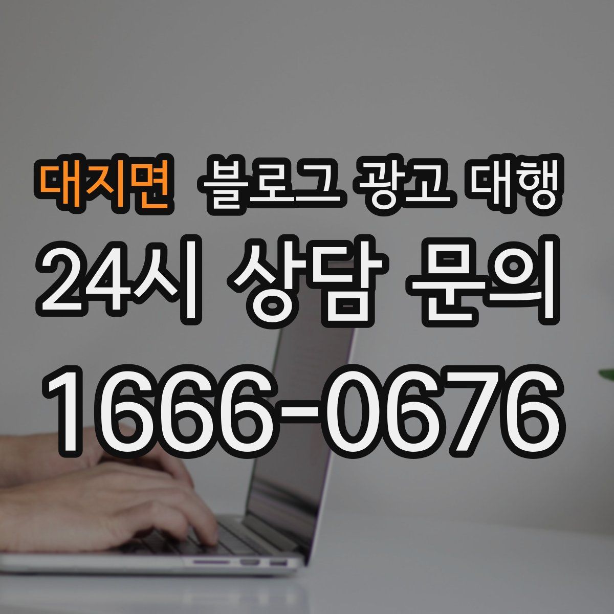 대지면 블로그 광고 대행