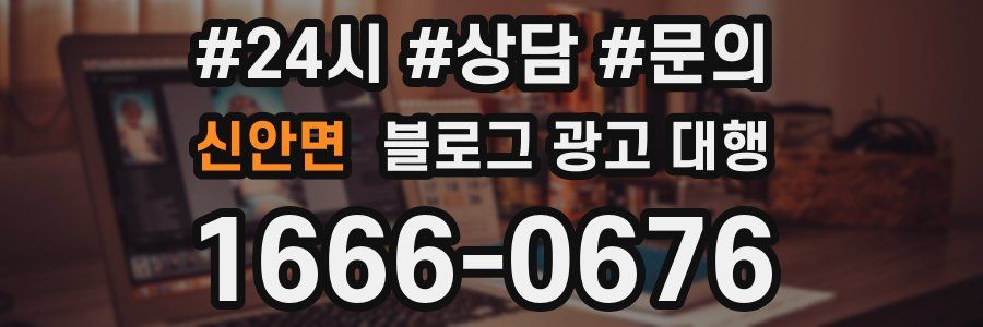 신안면 블로그 광고 대행
