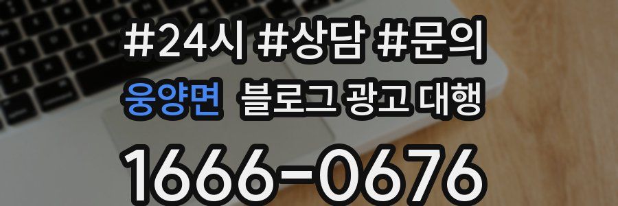 웅양면 블로그 광고 대행