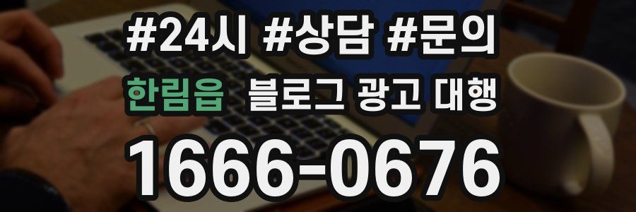 한림읍 블로그 광고 대행