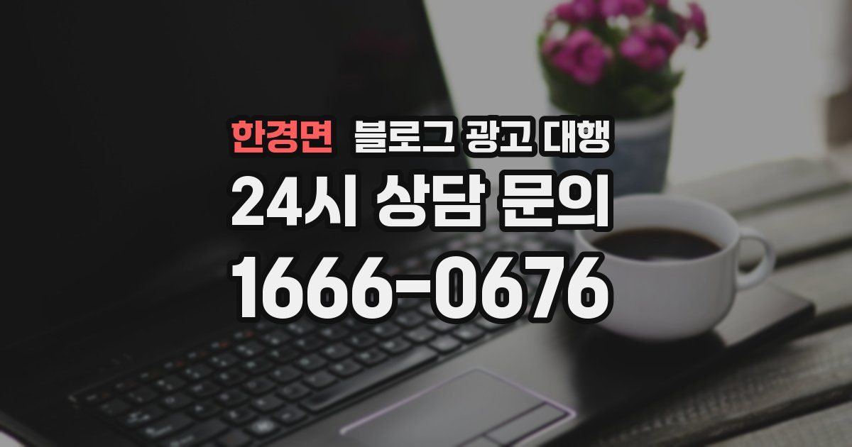 한경면 블로그 광고 대행