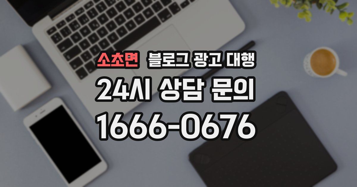 소초면 블로그 광고 대행