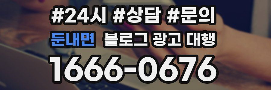 둔내면 블로그 광고 대행