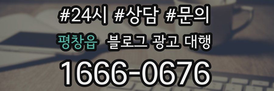 평창읍 블로그 광고 대행